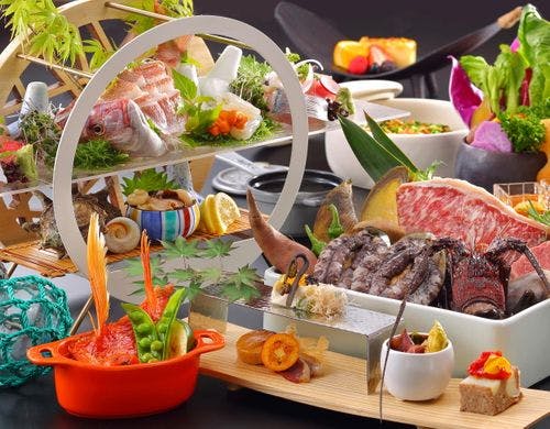 雫花自慢のお造り付バーべーキューコース