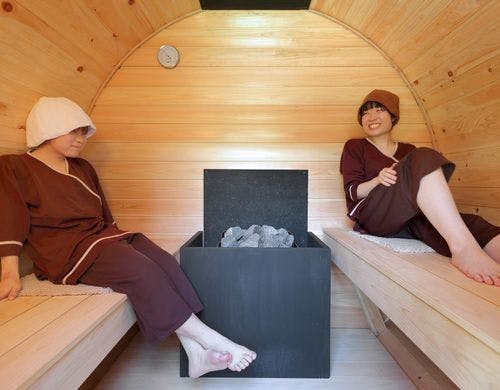 樽型のバレルサウナ