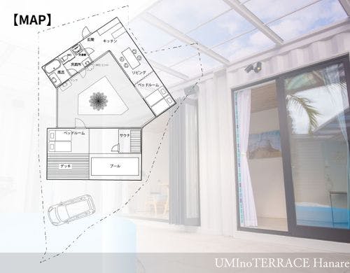 【UMInoTERRACE Hanare】館内MAP