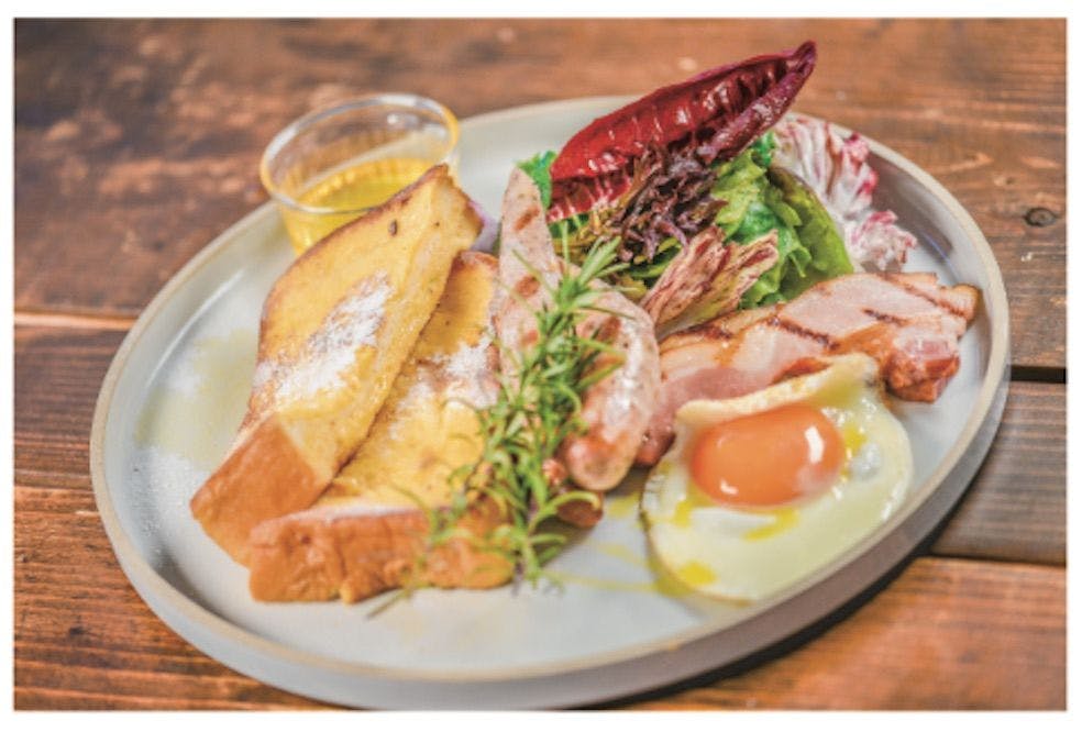 朝食フレンチトースト