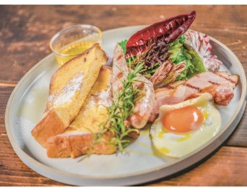 朝食フレンチトースト