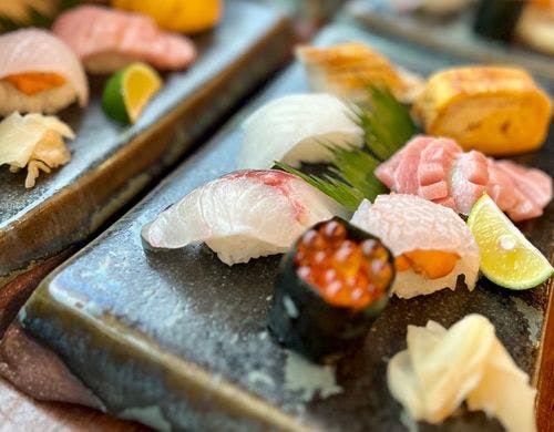 オーベルジュのお食事(寿司)