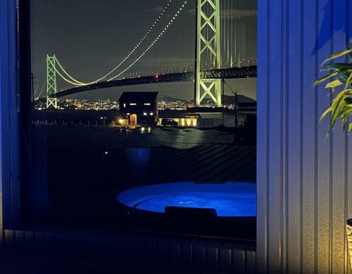 屋外ジャグジー