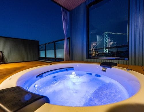 ２Fテラスのジャグジー