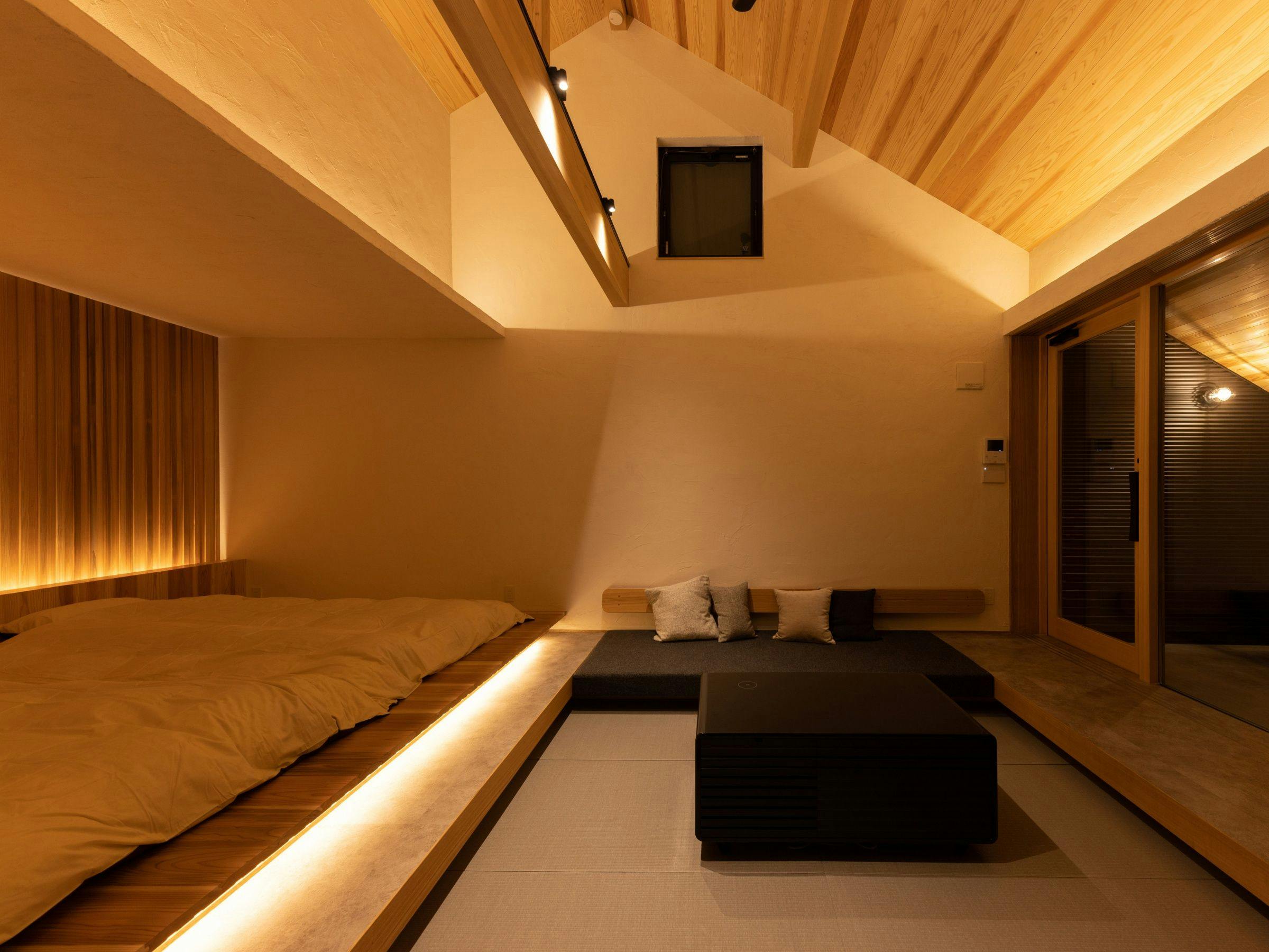 貸切のコテージで寛ぎの時間を