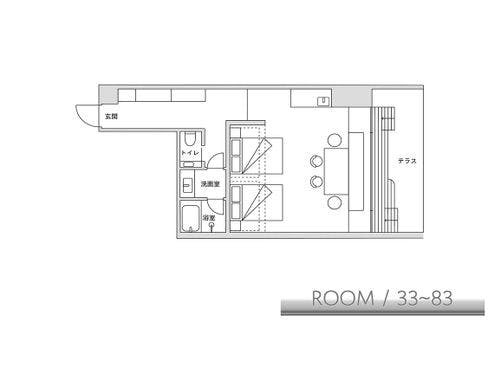 バンクベッドルーム
