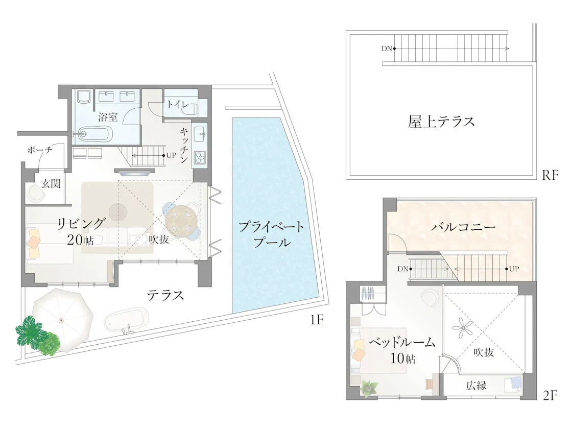 間取り図 PUA