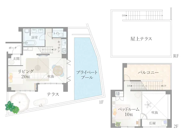 間取り図 PUA