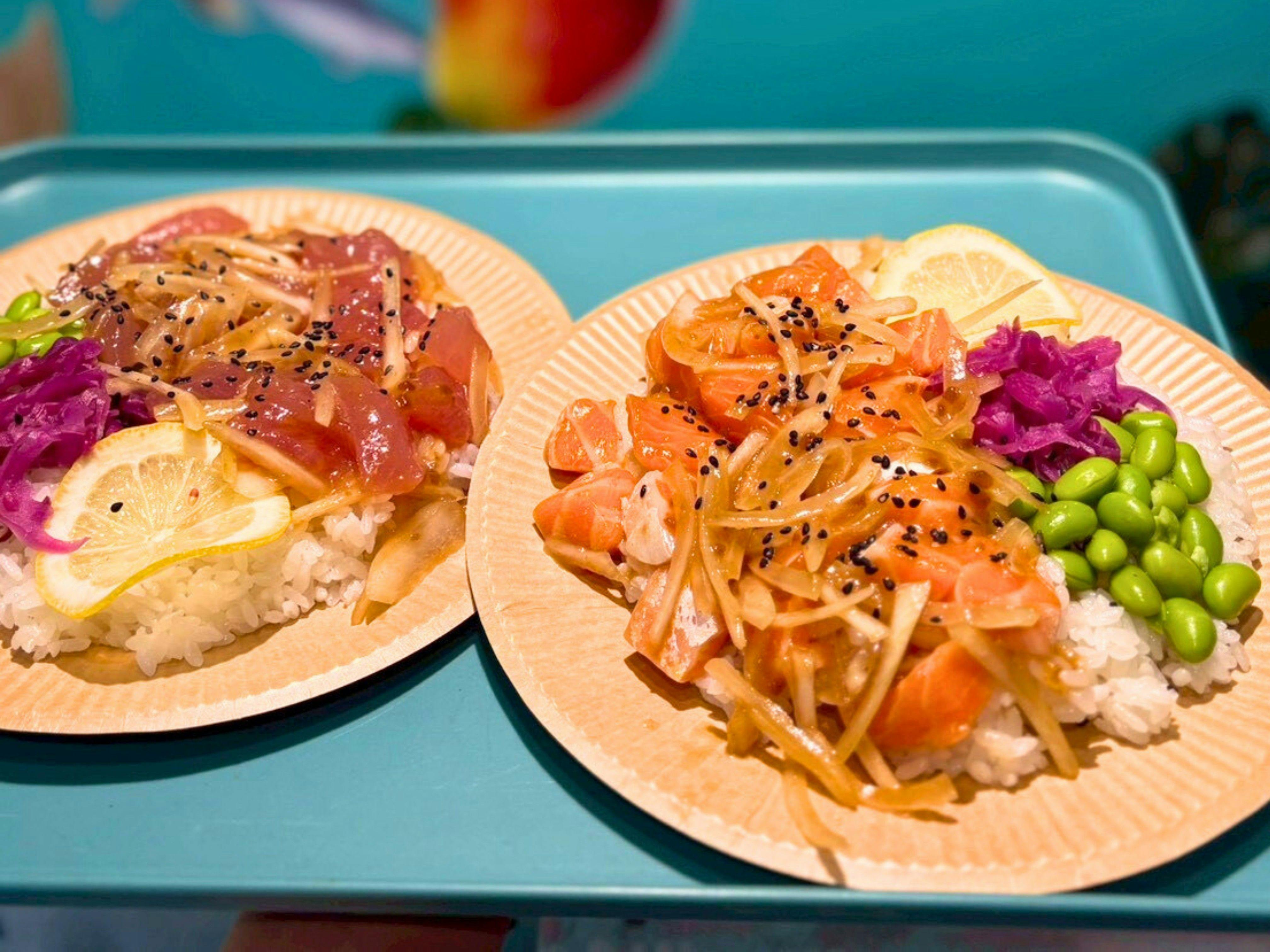 다채로운 오키나와 플레이트 요리