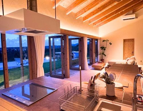 開放的なリビングルーム