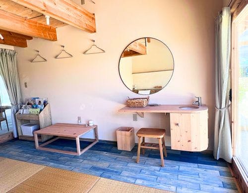 和風と洋風が調和したおしゃれな客室