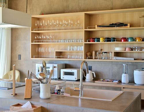 充実したキッチン設備