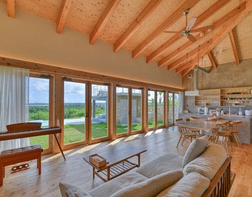 開放感のあるリビング