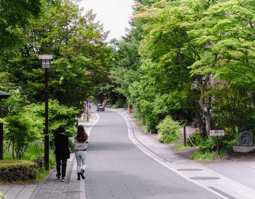 追分エリア散策