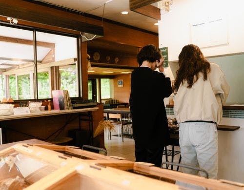 追分宿にはおしゃれなお店もたくさん