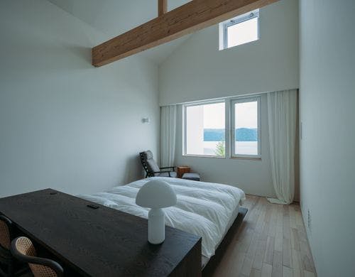 汀２階のベッドルーム