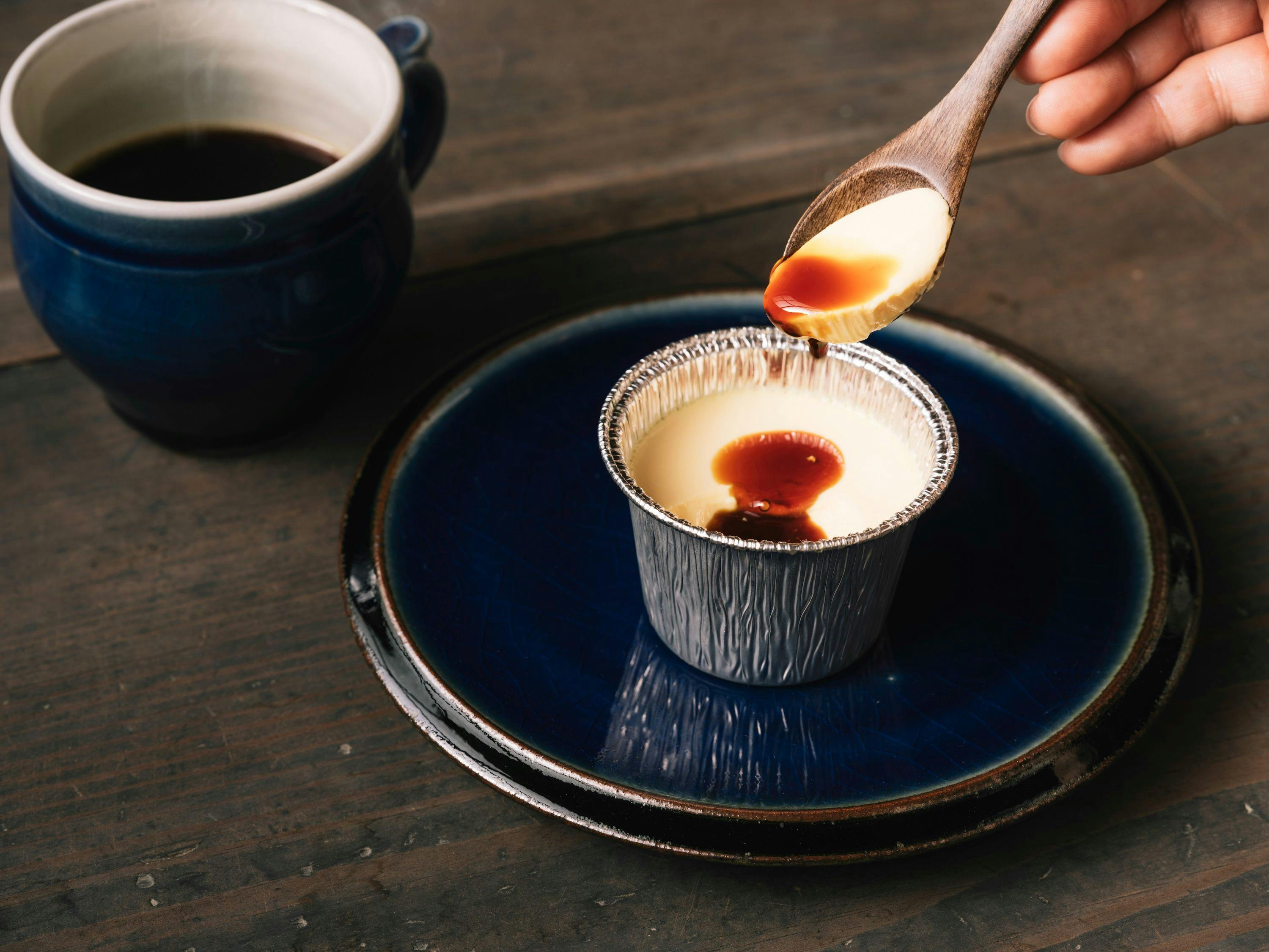 地元スイーツ店の名物「ままたまごぷりん」