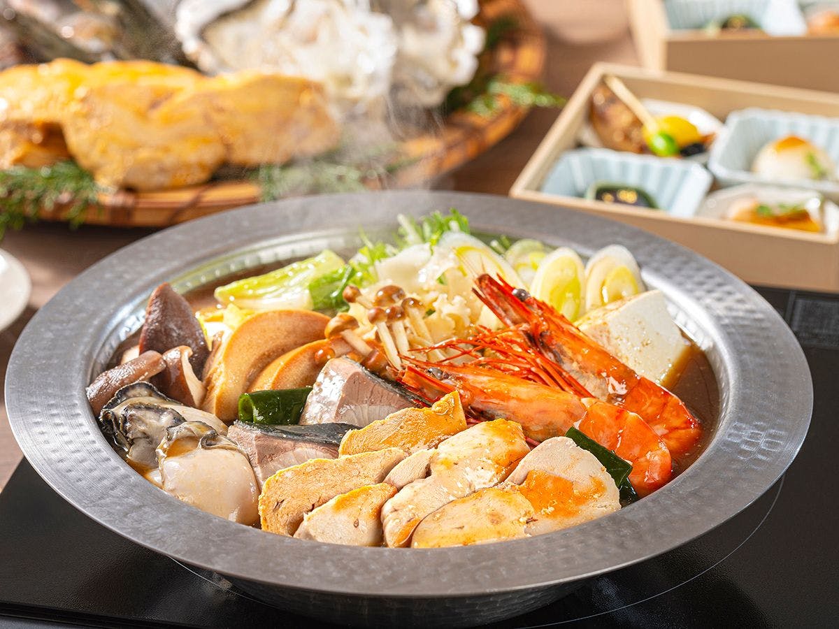 Rakuten STAY VILLA 箱根桃源台の食事（一例）