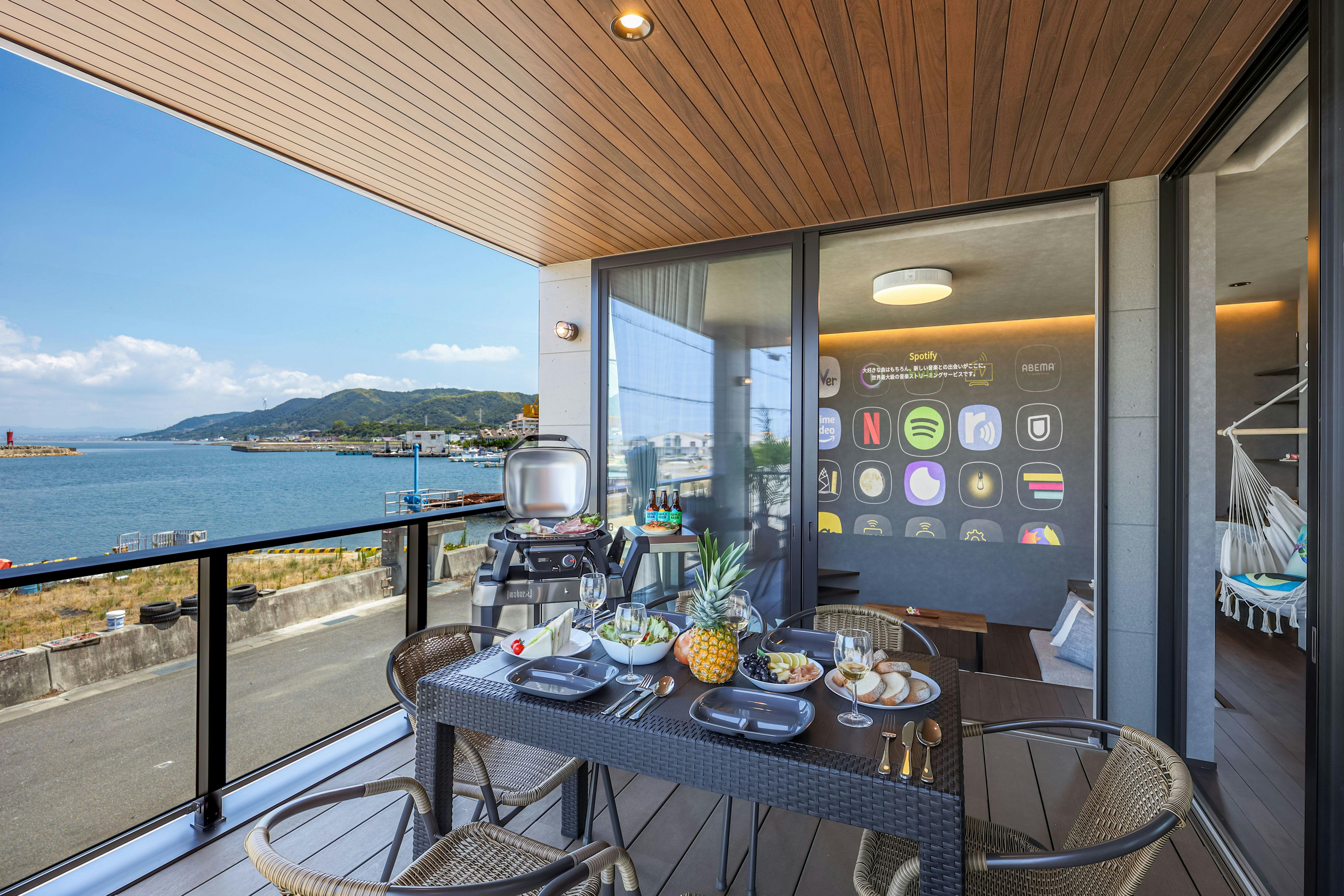 オーシャンビューでBBQが出来る/ペット可/新築ヴィラ