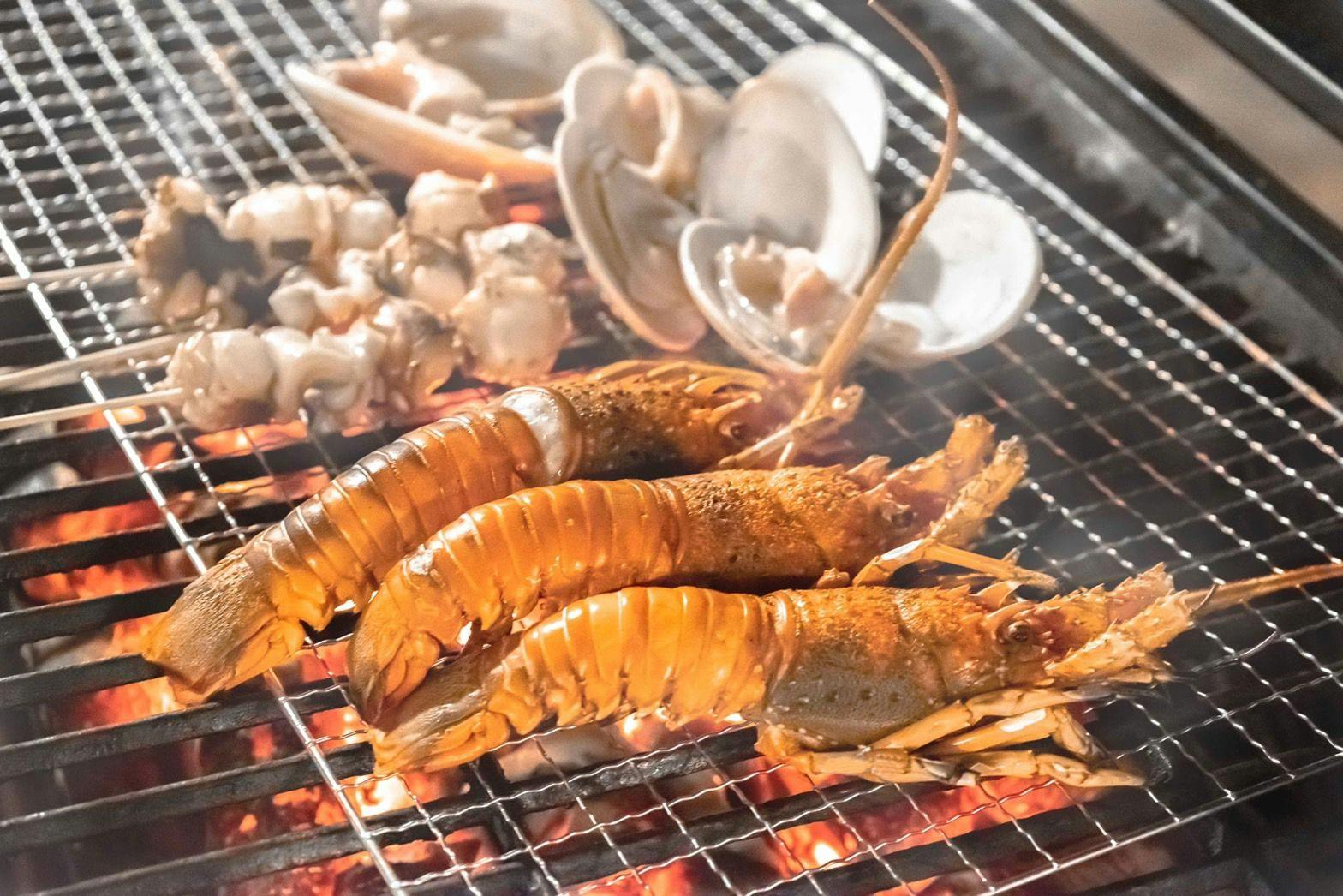 和牛と伊勢海老の贅沢BBQ！いすみスペシャルBBQコース