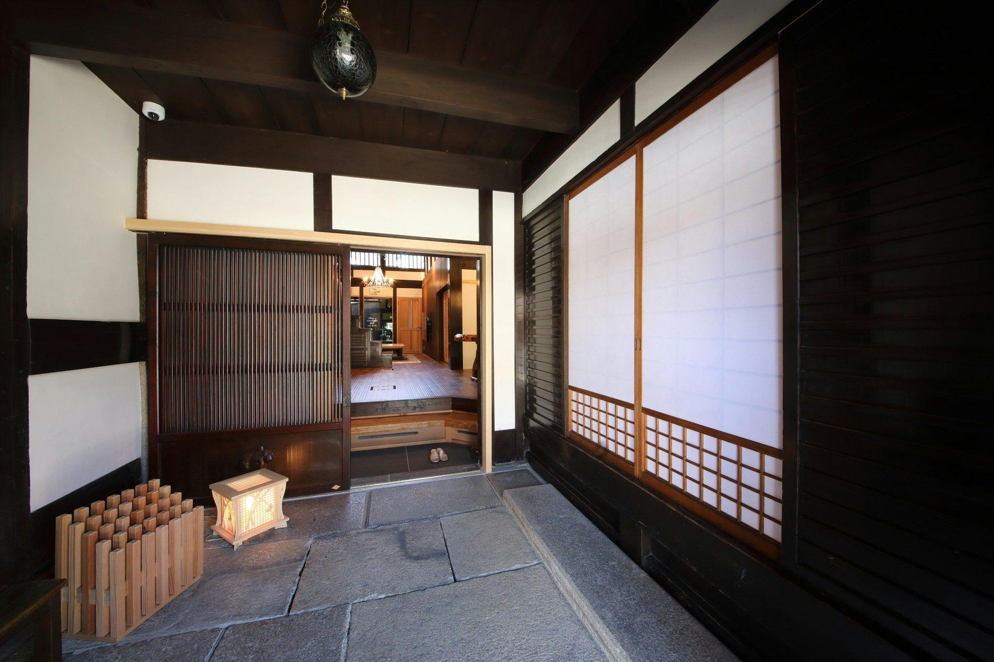 京町家の趣を残す玄関