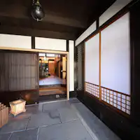 京町家の趣を残す玄関