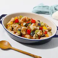柚子清香的清爽鸡肉与缤纷蔬菜