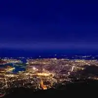 皿倉山からの幻想的な夜景……