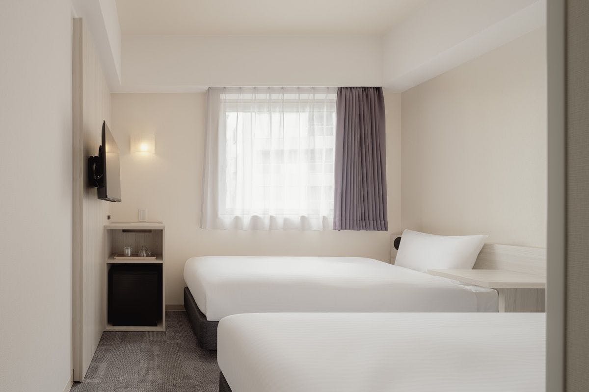 ห้องพักเตียงแฝด【ทวิน】ปรับปรุงใหม่ในเดือนธันวาคม 2025