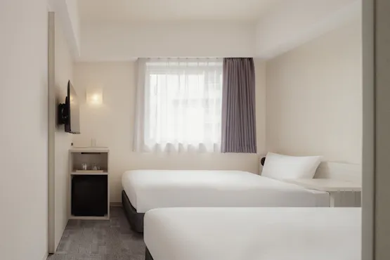 ห้องพักเตียงแฝด【ทวิน】ปรับปรุงใหม่ในเดือนธันวาคม 2025