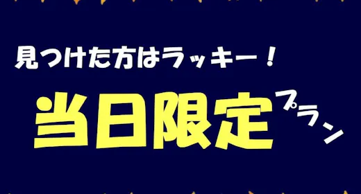【現金不可】【当日限定!】こちらのプランを見つけた方はラッキー!お得にSTAY 素泊まり