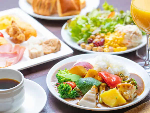 【朝食付き】和・洋・アジアン料理で満たされる朝食ビュッフェ【最上階に大浴殿・露天風呂・サウナ完備】