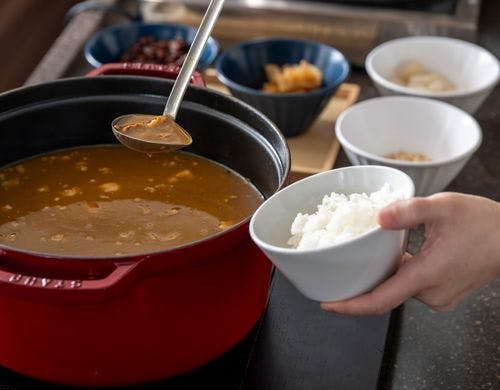 朝食(カレー)
