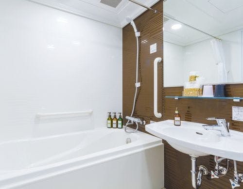 手すりが付いているので安心