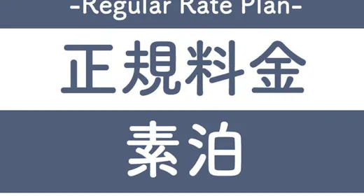 【正規料金】正規料金プラン【1名】(素泊)