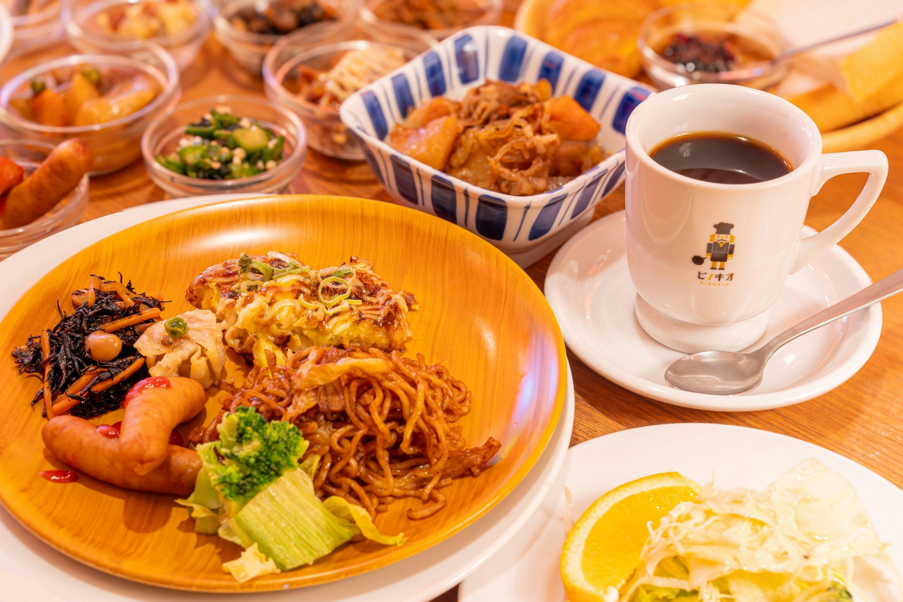 ・【朝食・盛り付け一例】