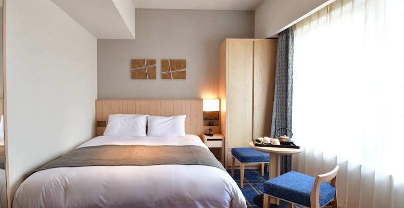 スタンダードダブル 17 36平米 早めの予約でお得に宿泊 早割プラン14 素泊り プラン ホテルサンルート京都木屋町 一休 Comビジネス