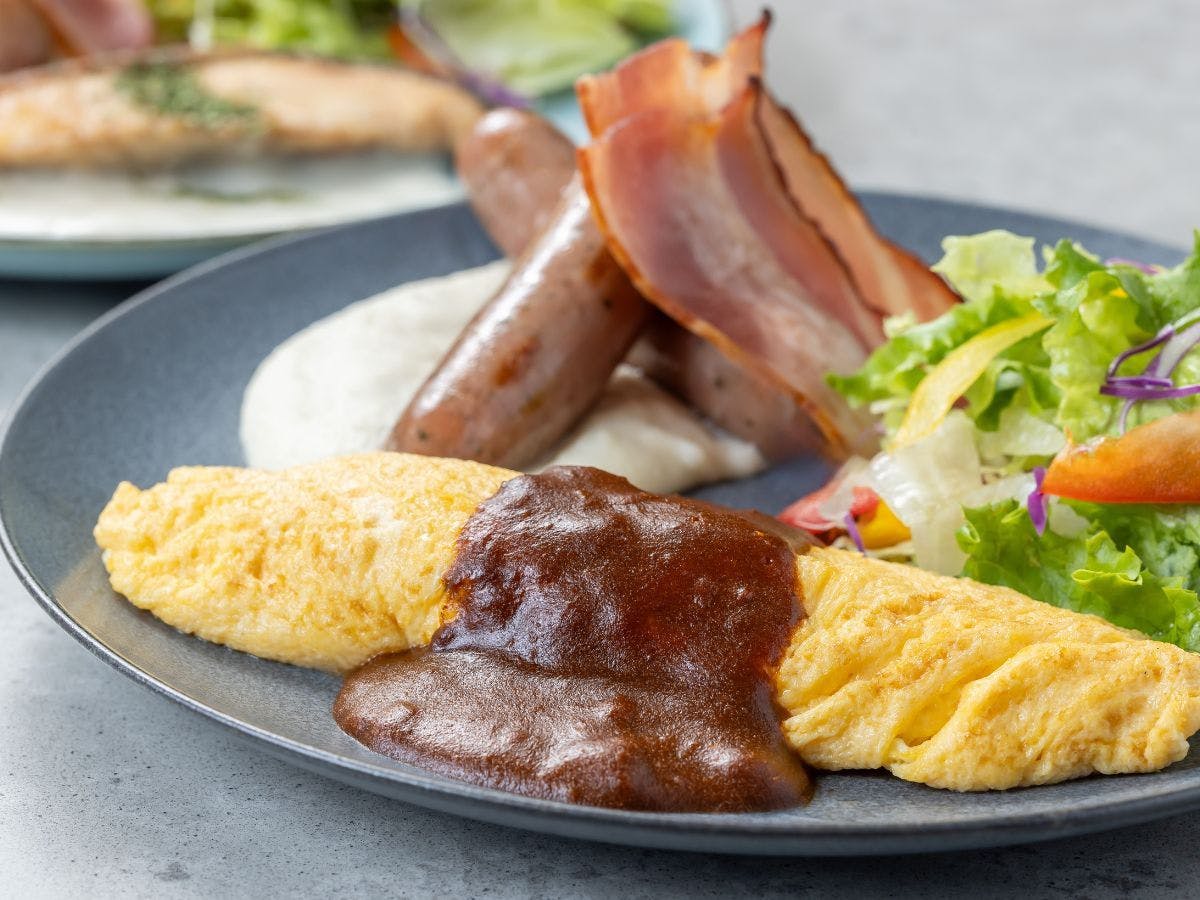 ◆朝食｜オムレツ（メインは全3種類）