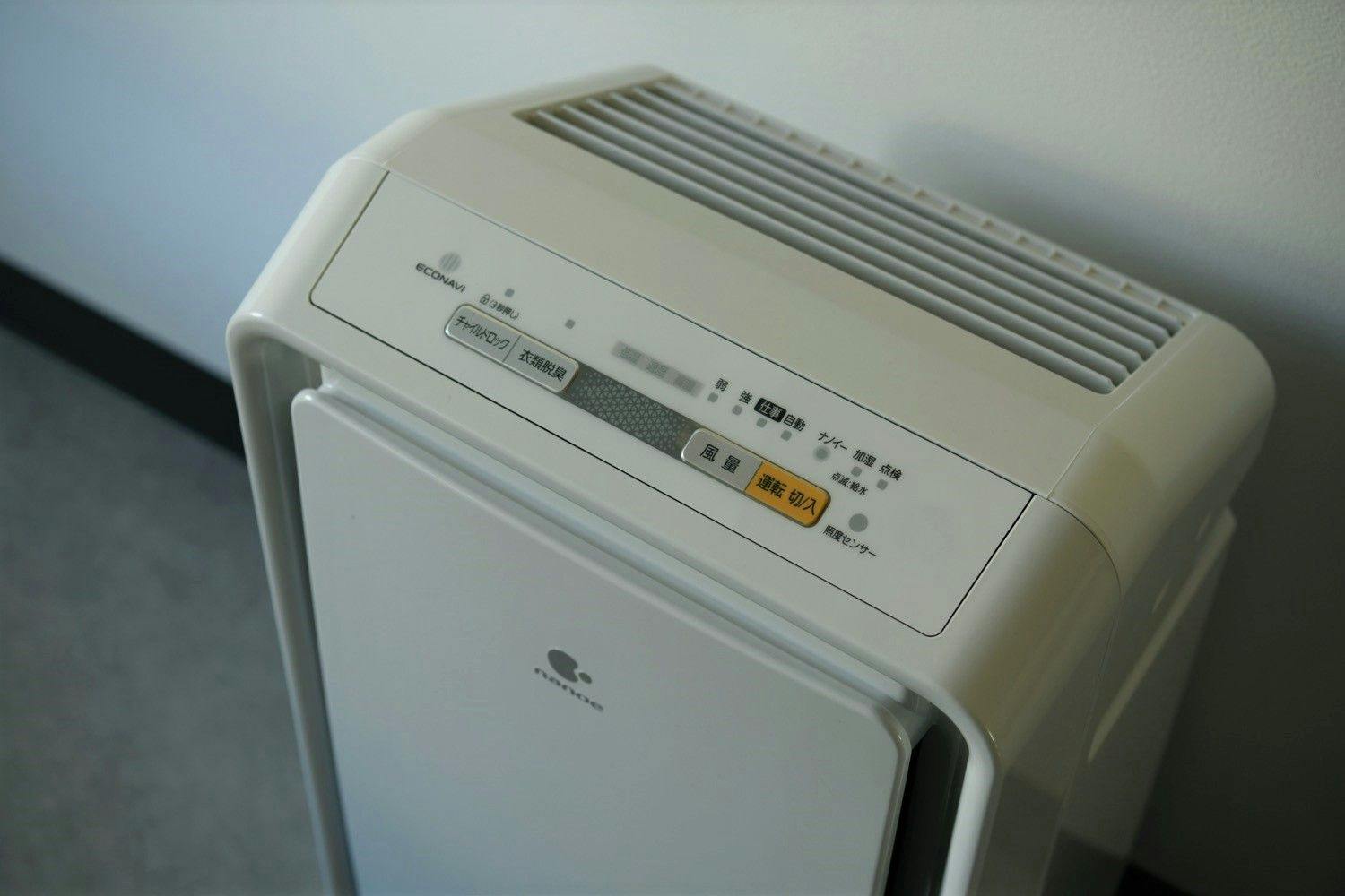 加湿機能付空気清浄機（全室完備）