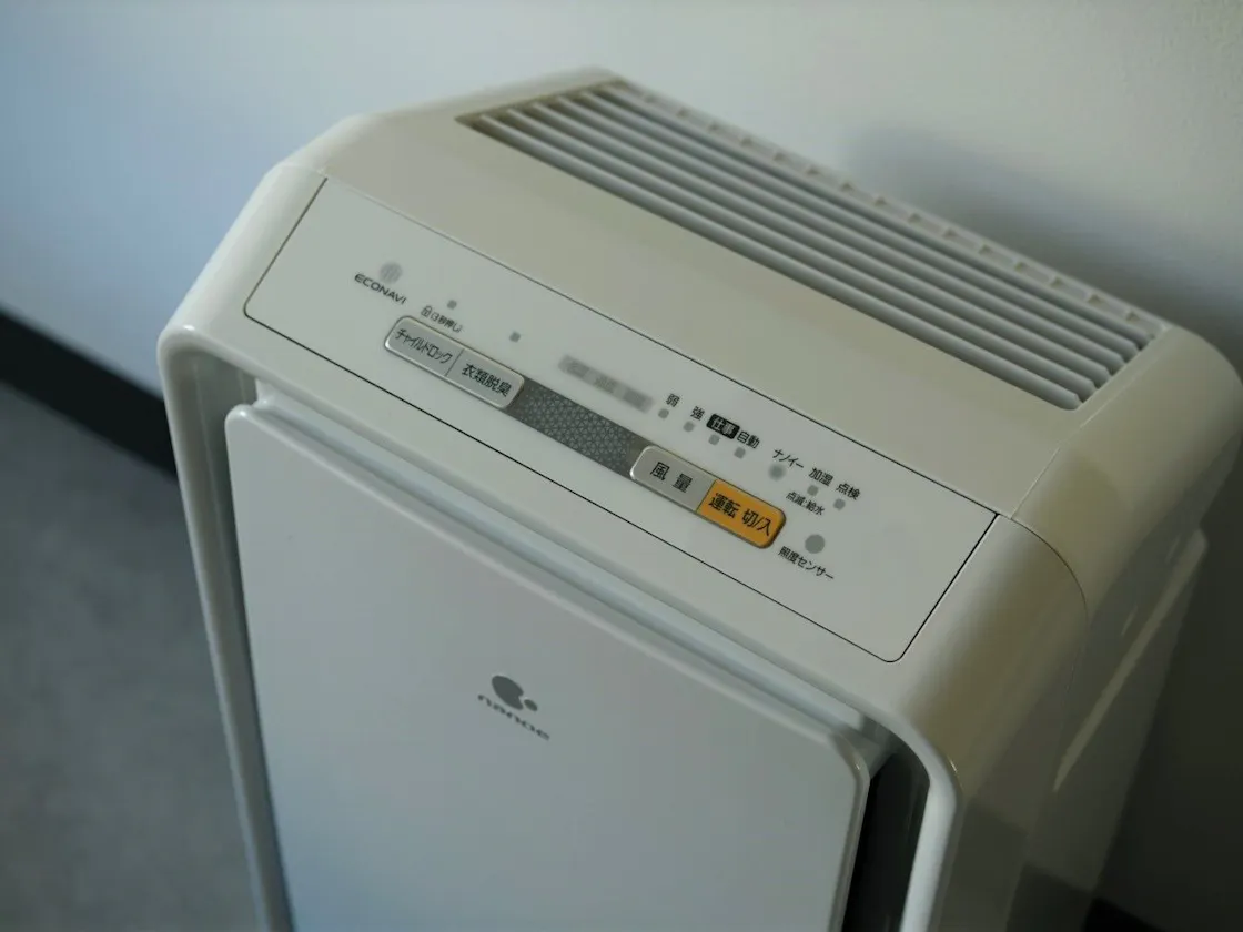 加湿機能付空気清浄機(全室完備)