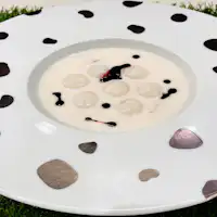 【朝食】白いお汁粉