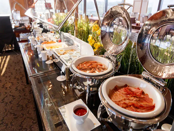【朝食付】12階スカイラウンジからの景色と地のものをふんだんに!早起きしたくなる朝食はいかがですか