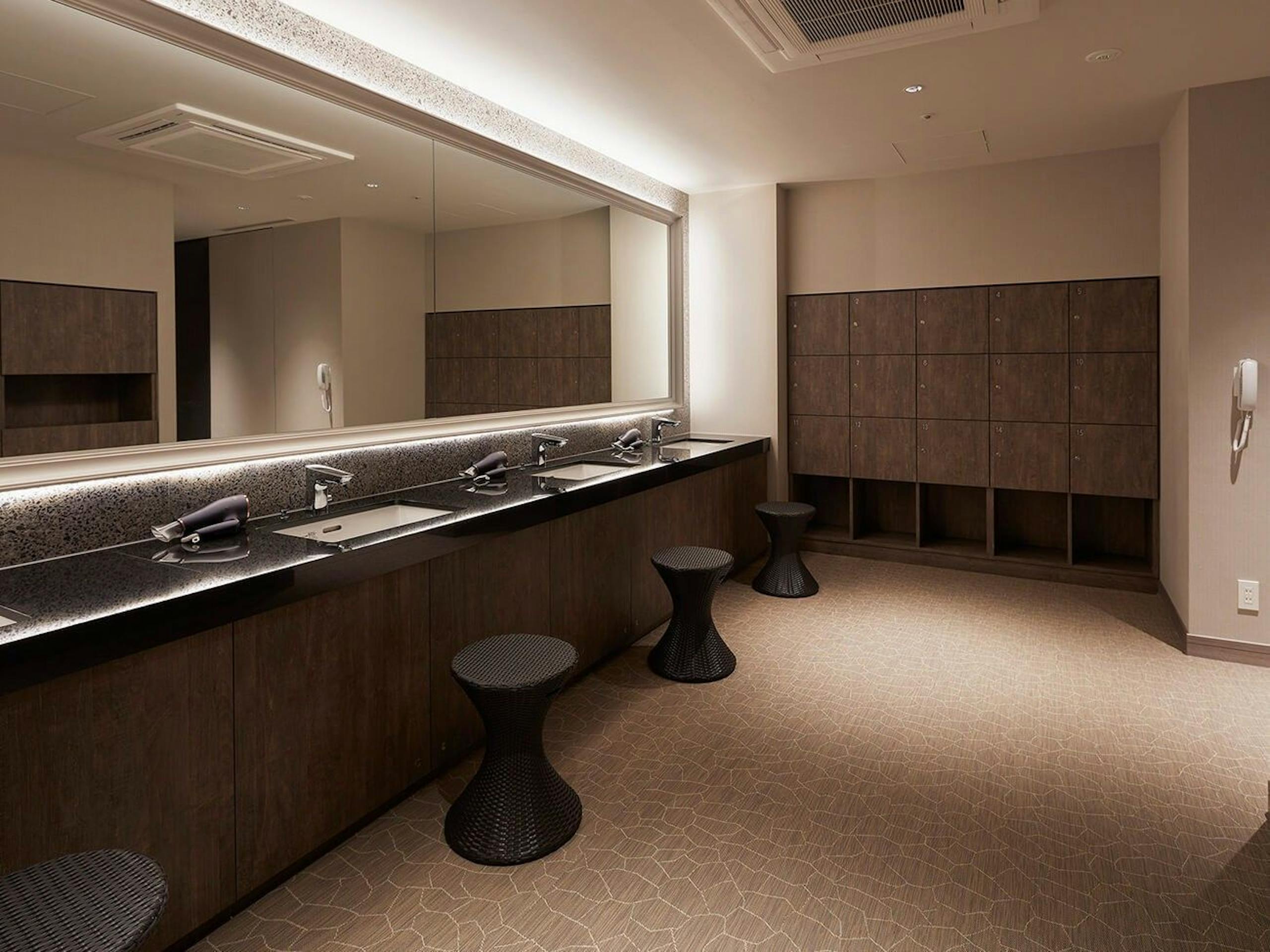 【札幌グランベルホテル】大浴場のロッカールーム