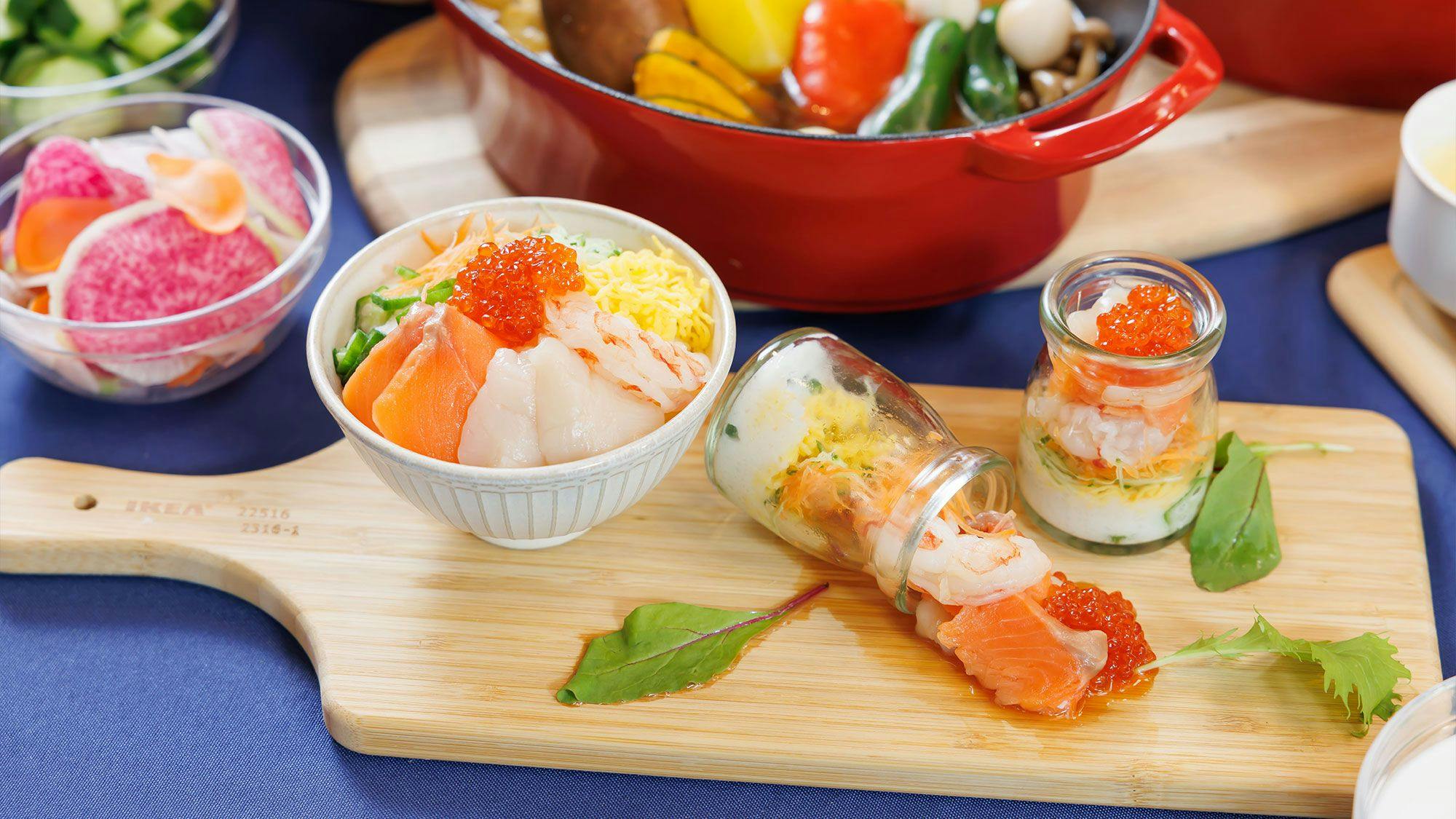 บุฟเฟ่ต์อาหารเช้าที่สัมผัสถึงผืนดินฮอกไกโด