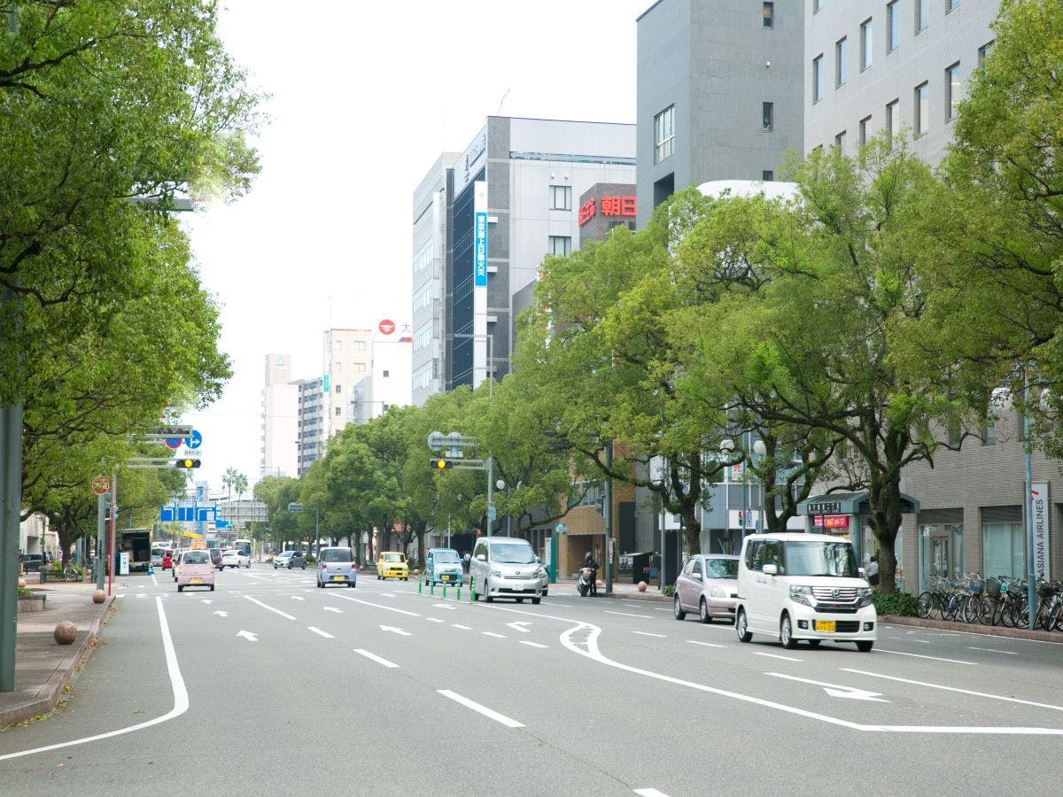 ตั้งอยู่ในทำเลที่ดีในใจกลางเมืองมิยาซากิ