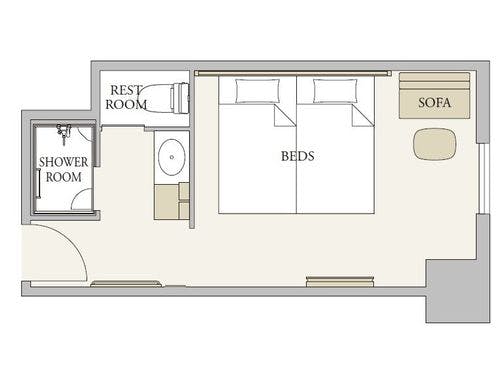 デラックスツインルーム