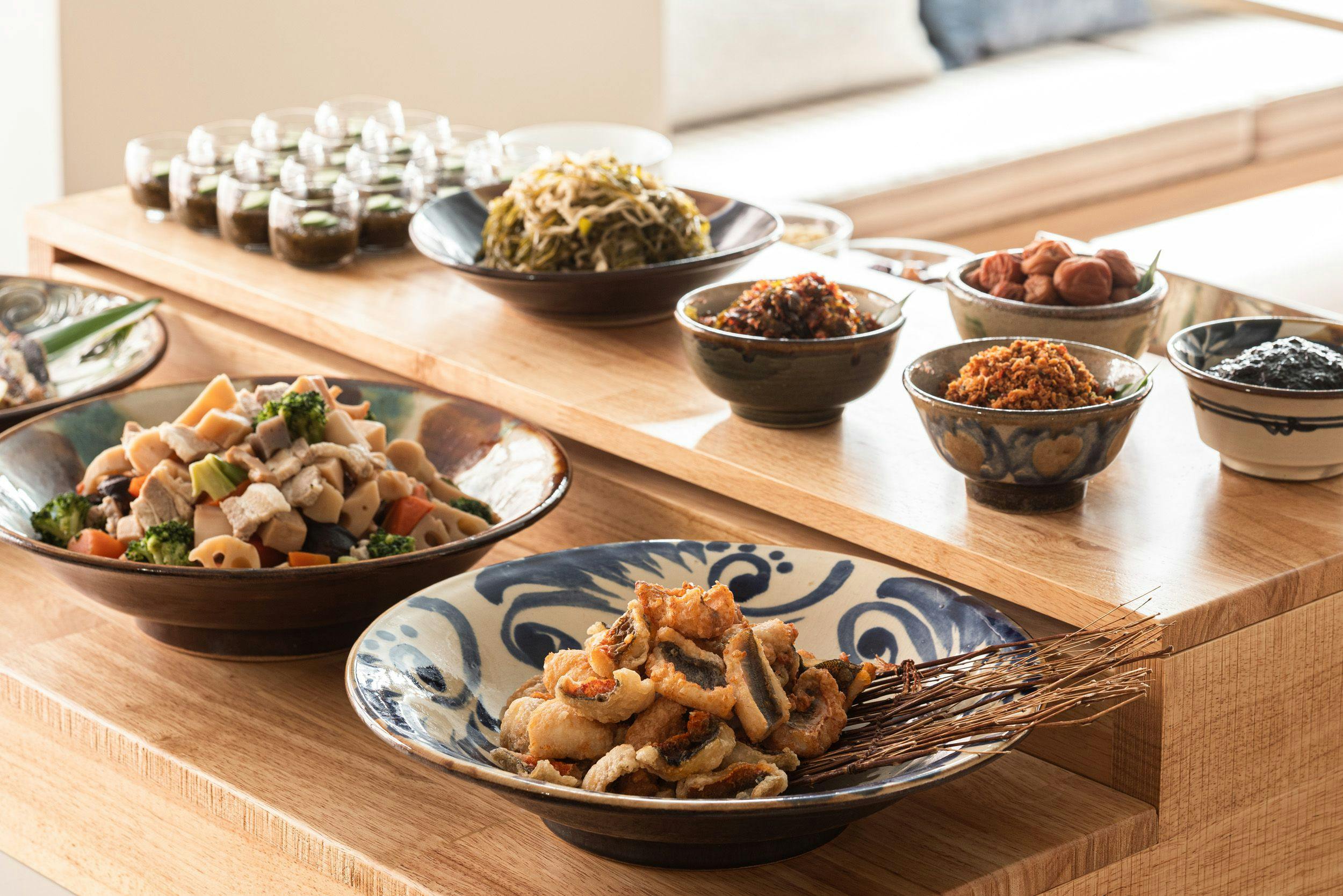 朝食ビュッフェ