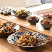 朝食ビュッフェ