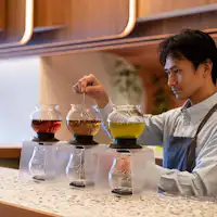 บริการต้อนรับ สแตนด์ชาเขียวญี่ปุ่น