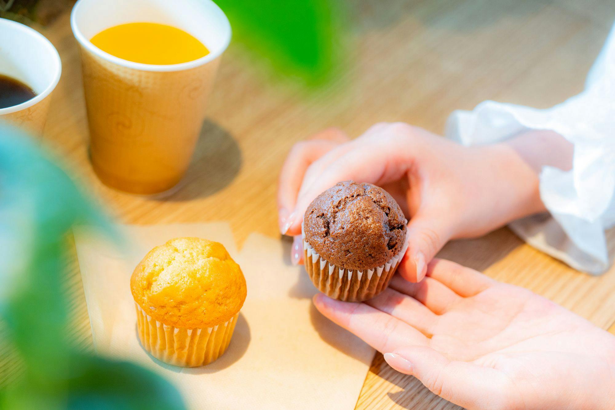 มัฟฟินขนาดพอดีฝ่ามือ